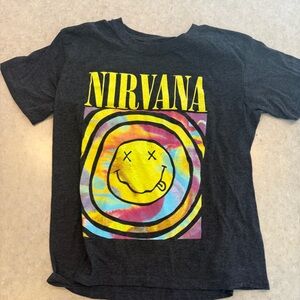 Bundle of girls shirts Nirvana. Rolling Stones. O’Neal tiger.